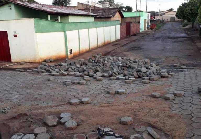 Chuva forte, muito vento e falta de planejamento causam estragos e prejuízos em Pires do Rio